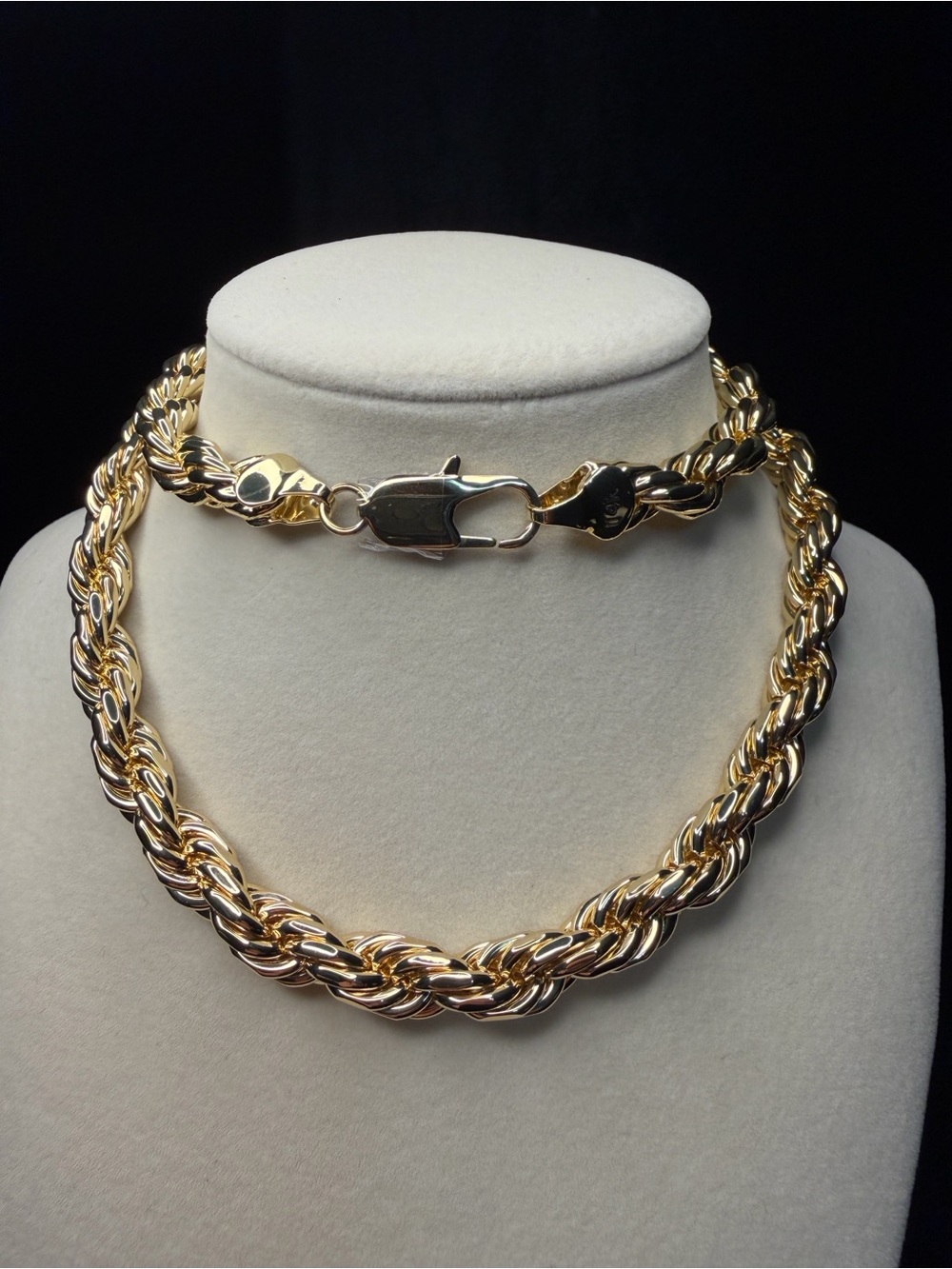 Rope 26in 9MM 14K Stamped Premium Finish Chain Big Boy Piece. Brand new